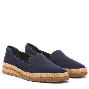 NEW Dr Scholl's Jetset Isle Navy Canvas Loafer Size 11